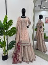 Rtc 5765 Faux Gorgette With Thread With Sequnce Work Top Sharara With Dupatta Wholesale In Delhi